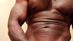 Hallelujah Johnson Worships Massive Black Hairy Monster Cock Frenzy