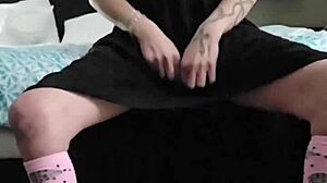 adorable petite emy angel teases her tight young body