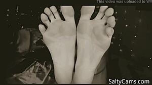 Lick my toes lover as you crave every inch