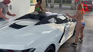 Kora Bell Angel Minx Duchess Coco Suck Fuck Public Carwash