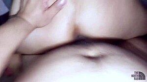 Fucking best friend's big ass Latina wife doggystyle till creampie gape