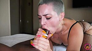 Bald Latina Slut Ass Pounded By Big Black Cock For Rent Cash