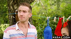 wanna see this huge dick neighbor pounding wife cassidy klein's pussy outdoors next door?