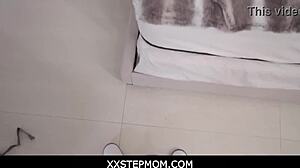 stepmom's lingerie tease hides her fat dick craving