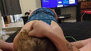 Petite spinner richelle ryan endures double creampie humiliation in full casting movie with daddy