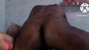 Indian milf's big ass takes stepson's monster cock in homemade doggystyle pounding