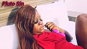 Pregnant babe rides young big black cock wet orgasm