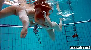 wanna see hot russian bikini babes strip nude poolside?