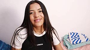 Hardcore POV Creampie Pounds Colombian Latina's Huge Ass First Time Amateur