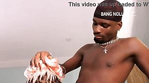 ebony stepsis obsessed with bro's underwear begs for rough fuck