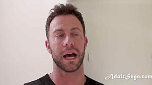 wife gal ritchie tempts seth gamble for hubby's anal kink