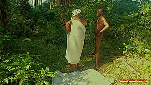 feels so wild fucking my naughty ex gf outdoors in bushes