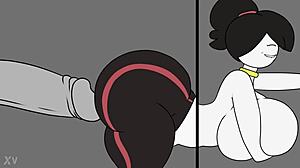 family workout turns into big ass anal pounding session