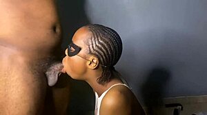 My curvy ebony neighbor gave the best blowjob 😍 i nutted inside her tight throat!!