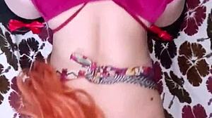 Encuentro vecina en lencería nueva y la cojo con creampie rico