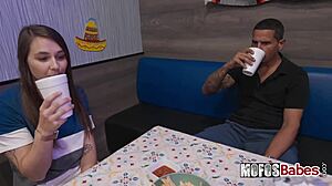 Cici Shellz Sucks Peter Green Dick Naughty In Mexican Restaurant!