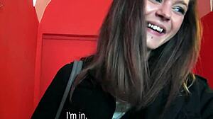 Outdoor Pickup: Czech Brunette In Lingerie Fucked Doggystyle