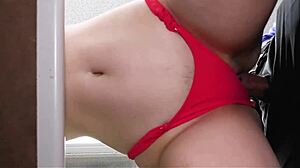 corra cox caught stealing camera fucked doggystyle by burglar to escape trouble