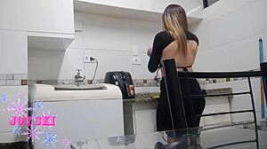 leaked vid of maid grinding washing machine with her juicy pussy lips