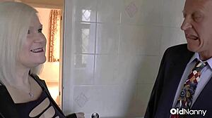 british blonde milf maggie moon rides sam bourne's cock in hardcore frenzy.