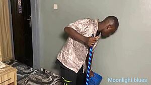 big black cock room service destroys petite ebony pussy moaning