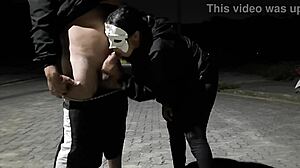 bold street anal whore brunette ebony big ass creampied by monster black cock for 50 reias