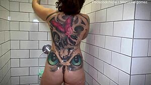 i share a steamy shower with my girlfriend pleasuring her until she shivers in bliss