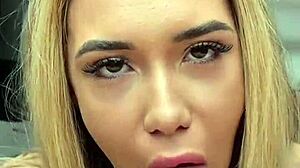 petite blonde teen screams pov missionary before facial cumshot