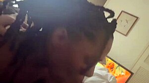 amateur ebony bent over deepthroat blowjob creampie doggystyle on holiday weekend