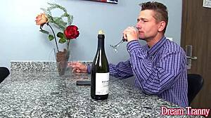 Patient bareback fucks trans nurse Bruna Castro's ass creampie hospital