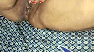 desi housewife alisha bhabhi moans loud fingering her juicy hairy pussy solo