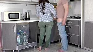 Stepmom Ditches Breakfast For Fat Cock Blowjob And Big Ass Anal Pounding