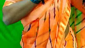 Indian Bhabhi Caught Changing Saree In Bedroom Bent Over Quickie Fuck