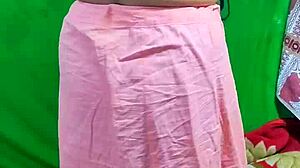 Indian Bhabhi Caught Changing Saree In Bedroom Bent Over Quickie Fuck