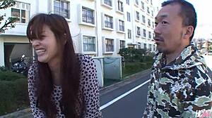 Hitomi Kanou naughty Japanese milf hunts thick cock for her hairy pussy creampie