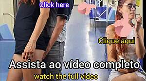 damn that safada student's juicy ass gets groped hard by stranger on public bus...