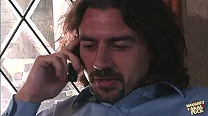 blonde milf spreads legs for deep anal pounding and cumshot