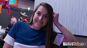 Cici Shellz Sucks Peter Green Dick Naughty In Mexican Restaurant!