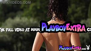 Sweaty Gena Miller's Massive Tits Burst from Tiny Bikini Outdoors?