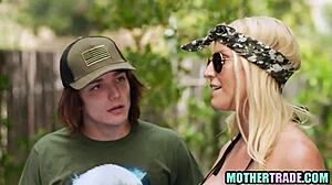 Step moms dare young step sons to fuck in wild group truth or dare orgy