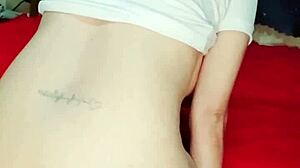 Petite Latina Shoves Huge Dildo Deep into Tight Orgasmic Pussy