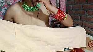 Dude my dream bhabhi gives sloppy blowjob then fucks like crazy with stepbro indian maid style