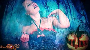 ghostly ghoulfriend teases with halloween roleplay instructions