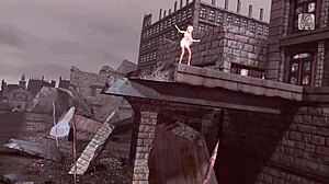 Bound Japanese Goddess Megurine Luka's Big Ass Tits Exposed