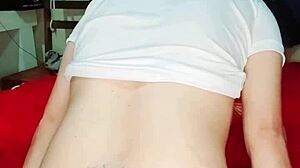 Petite Latina Shoves Huge Dildo Deep into Tight Orgasmic Pussy