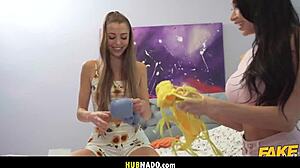 French Ffm Threesome Ballerina Bikini Pool Fuck With Big Tits Cumshot Action