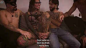 First Time Gangbang Slut Takes Dpp From Three Huge Cocks In Wild Double Vaginal Orgy?