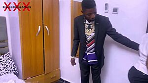 school hostel hides wild ebony threesome with big cocks filling teens