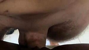 hey young ebony slut gets completely covered in thick cum shots