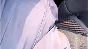 Bbw milf's outdoor doggystyle pounding contrasts her fat hairy pussy cravings